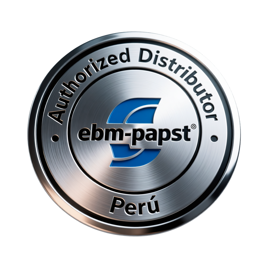 Sello distribuidor autorizado ebm-papst Perú